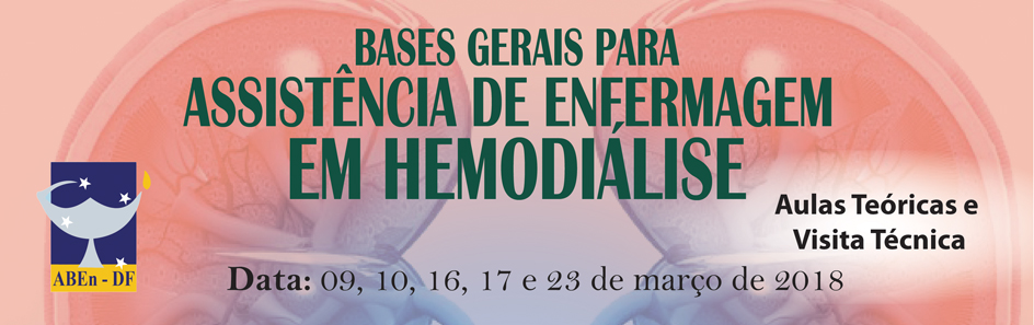 Curso Bases Gerais para Assistência de Enfermagem em Hemodiálise